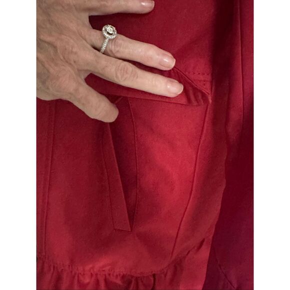 Beautiful Donatella Double Breasted Ruffle Hem Coat - Picture 6 of 15